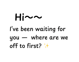 Hi from Menghe speech bubble